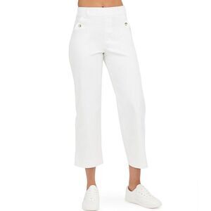 SPANX Stretch Twill Cropped Wide Leg Pants Women’s Size Small